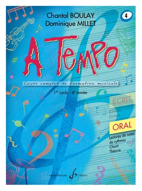 A tempo : oral. Volume 4 Cours de formation musicale